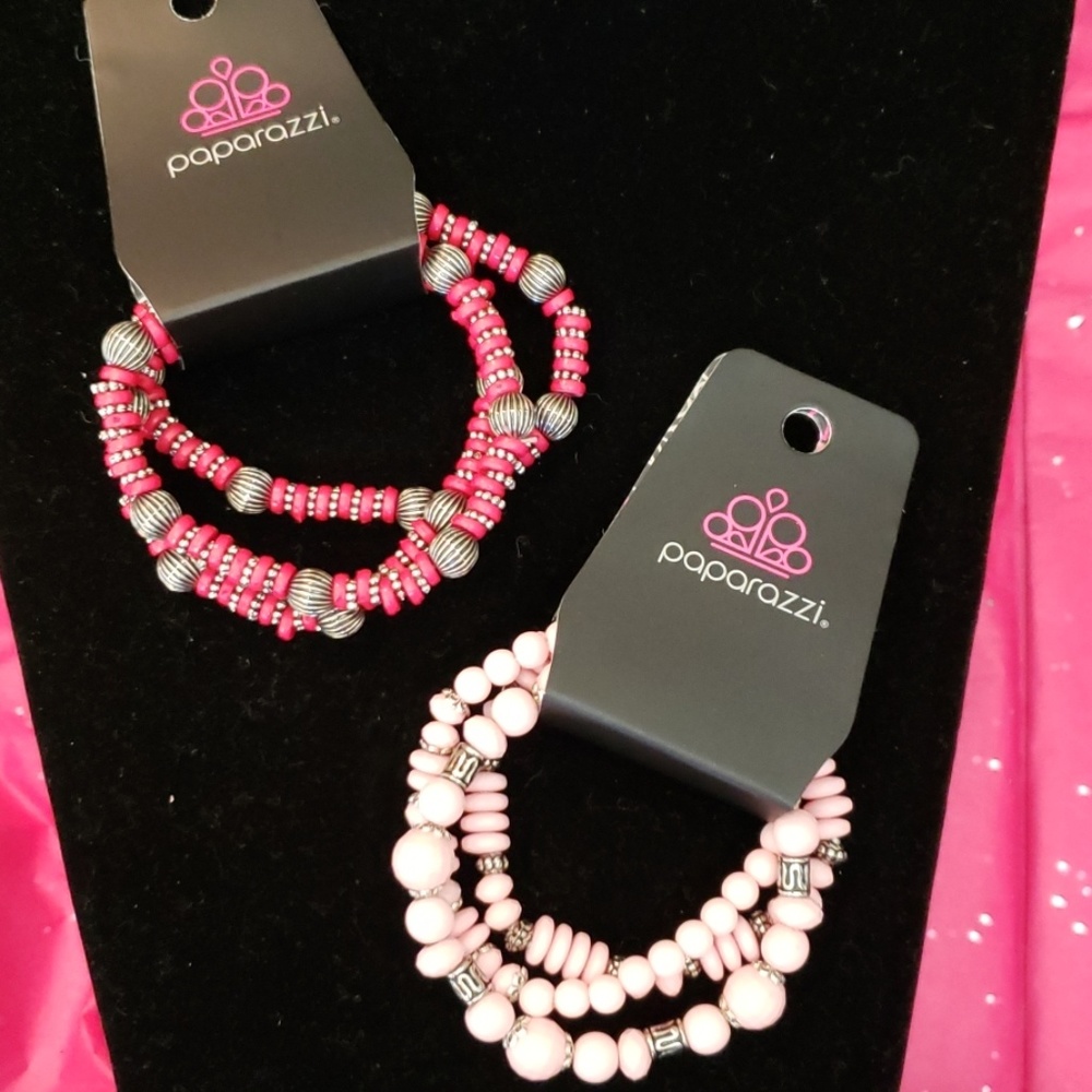 Pretty in Pink set Bracelets